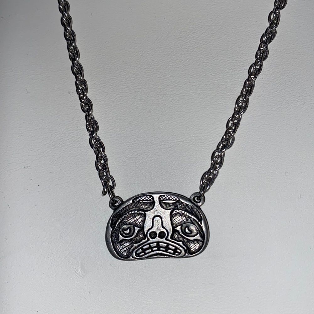 Sultan 1980 Sterling Silver Pewter Necklace